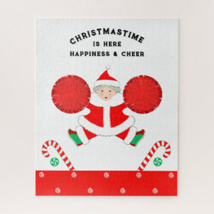 Cheerleader Weihnachts Cheerleading Puzzle