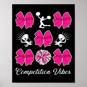 Cheerleader-Wettbewerbstag für Cheer-Fan Uni-Kids Poster
