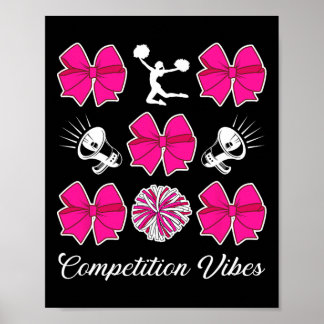 Cheerleader-Wettbewerbstag für Cheer-Fan Uni-Kids Poster