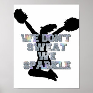 Cheerleader wir funkeln poster