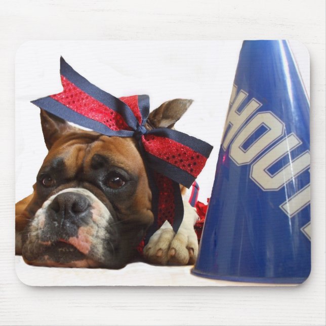 Cheerleaderboxer mousepad (Vorne)