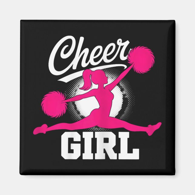 Cheerleaderin Cheerleading Cheerleader _2 Magnet (Vorne)