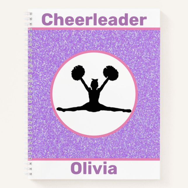 Cheerleaderin Notizbuch (Vorderseite)
