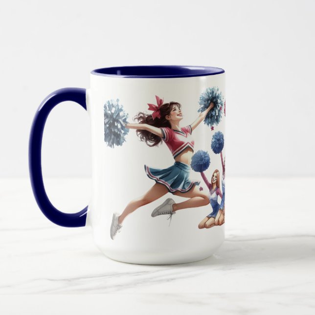 Cheerleaderin Tasse (Links)