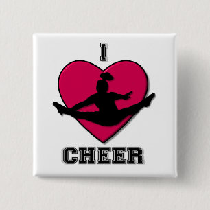 Cheerleaderknopf Button