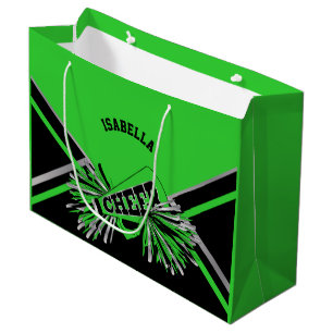 Cheerleadern - Limones Grünes, schwarz, Silber - Große Geschenktüte