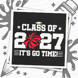 Cheerleading-Abschlusszitat Abiturjahrgang 2027 Serviette