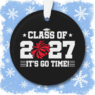Cheerleading-Abschlusszitat Abschlussklasse 2027 Ornament