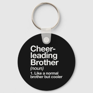 Cheerleading-Bruder Definition Lustig Sport Schlüsselanhänger