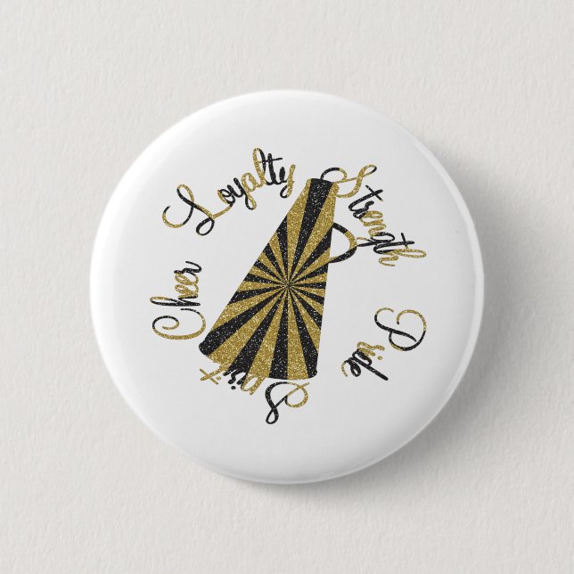 Cheerleading Button (Vorderseite)