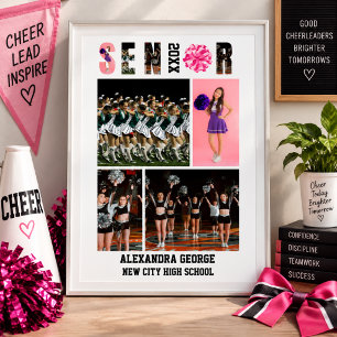 Cheerleading Cheer Abschlussfeier Abiturientenaben Poster