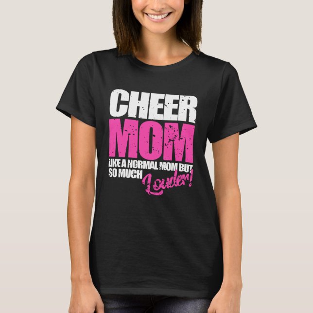 Cheerleading  Cheer Mom  Cheerleader T-Shirt (Vorderseite)