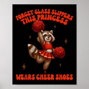 Cheerleading Cheerleader Prinzessin trägt Cheer Sh Poster