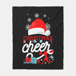 Cheerleading Christmas Cheerleader Fleecedecke