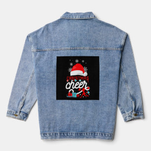 Cheerleading Christmas Cheerleader Jeansjacke