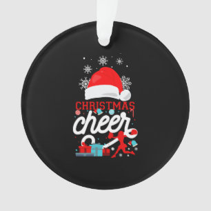 Cheerleading Christmas Cheerleader Ornament