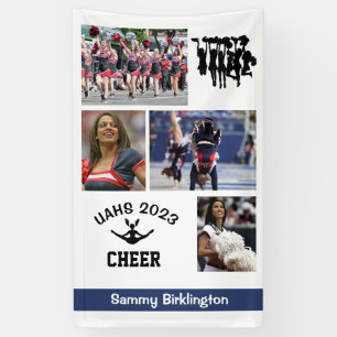 Cheerleading Class of 2023 4 Foto School Name Banner