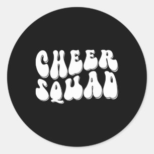 Cheerleading für Cheerleader Squad Mädchen Cheer P Runder Aufkleber