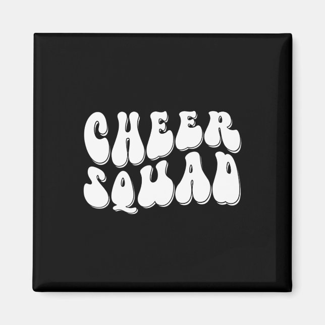 Cheerleading für Cheerleader-Squadrat Mädchen Chee Magnet (Vorne)