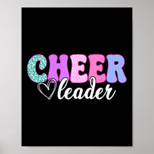 Cheerleading für Cheerleader-Trupp Mädchen Teen Ch Poster