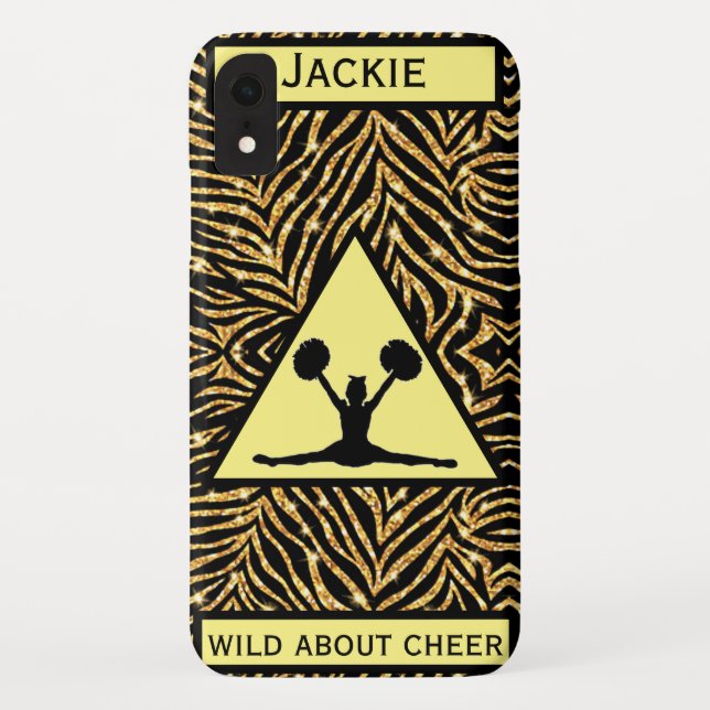 Cheerleading i "Wild About Cheer" iPhone/iPad case (Rückseite)