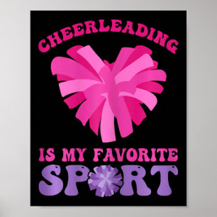 Cheerleading ist mein Lieblingssport - Cheer und C Poster