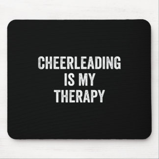 Cheerleading ist meine Therapie Lustiger Spruch Ch Mousepad