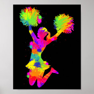 Cheerleading Jubel Cheerleader Mädchen Kinder Poster