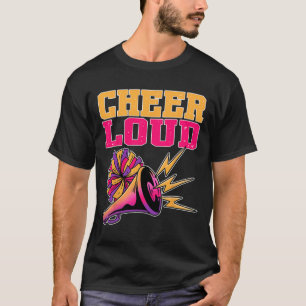Cheerleading-Jubel Laut Lustiger Cheerleader T-Shirt
