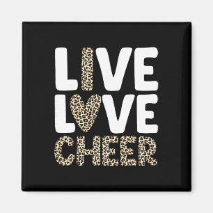 Cheerleading-Kunst für Frauen Mädchen Cheer Squad Magnet