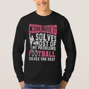 Cheerleading löst meine Probleme Cheerleader Footb T-Shirt