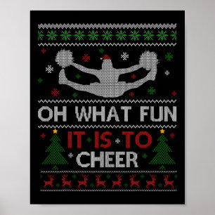 Cheerleading Lustig Oh Was Für Ein Spaß Es Ist Zu Poster