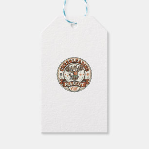 Cheerleading-Maskottchen Katze Cheerleading-Maskot Geschenkanhänger