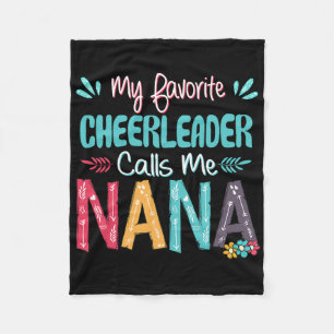 Cheerleading Mein Lieblings-Cheerleader nennt mich Fleecedecke