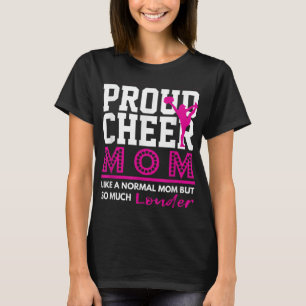 Cheerleading Proud Cheer Mama Graphic T-Shirt