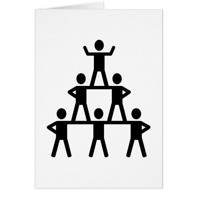 Cheerleading Pyramide (Vorne)