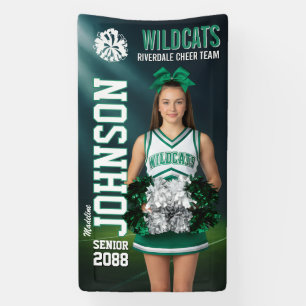 Cheerleading Senior Cheer Benutzerdefinierte Sport Banner