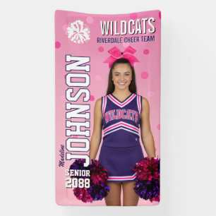 Cheerleading Senior Cheer Team Benutzerdefinierte  Banner