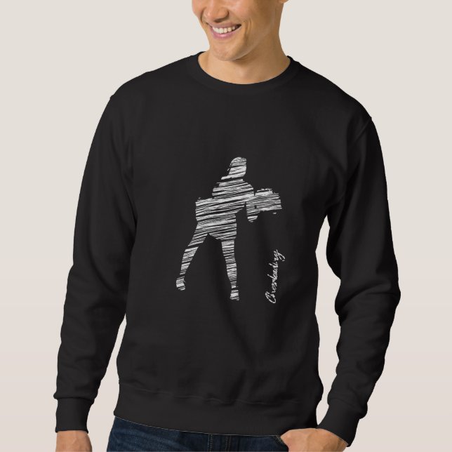Cheerleading silhouette cheer  6 sweatshirt (Vorderseite)
