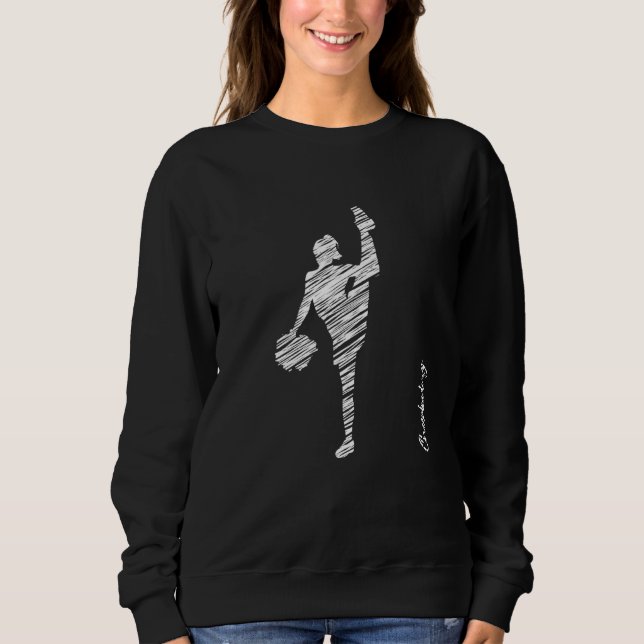 Cheerleading silhouette cheer 7 sweatshirt (Vorderseite)