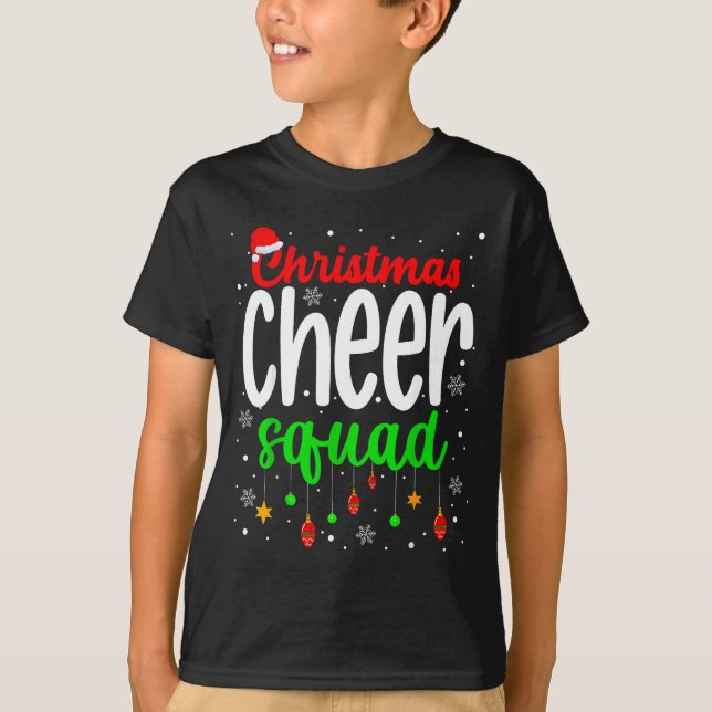 Cheerleading Srts Lover Christmas Cheer Squad  T-Shirt (Vorderseite)