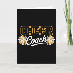 Cheerleading-Trainer dedizierte Team-Mentor-Rolle Karte