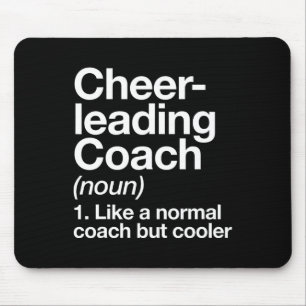 Cheerleading-Trainer Definition Sport Lustiger Tra Mousepad