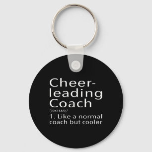 Cheerleading-Trainer Definition Sport Lustiger Tra Schlüsselanhänger