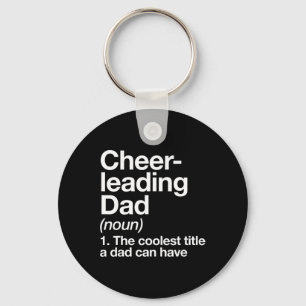 Cheerleading-Vater-Definition Lustige Sportarten  Schlüsselanhänger