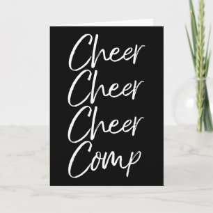 Cheerleading-Wettbewerbs-Shirt Mädchen Cheer Cheer Karte