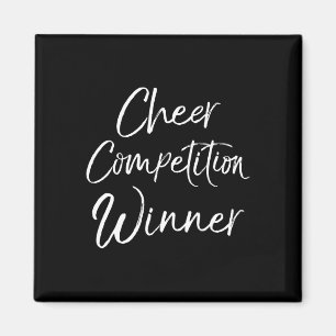 Cheerleading-Wettkampfteam-Geschenkidee Cheer-Wett Magnet