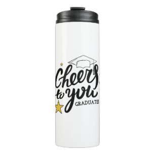 Cheers Abschluss Graphics Best Graduation Party Thermosbecher