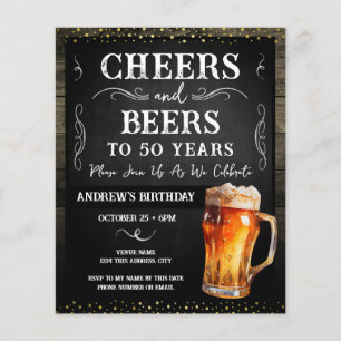 Cheers and Beers 50. Geburtstagsfeier Budget
