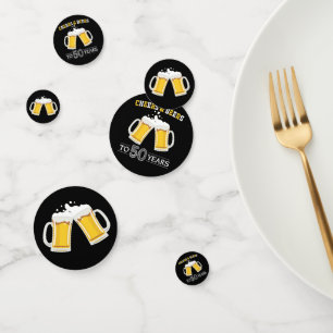 Cheers and Beers to 50 Years Konfetti